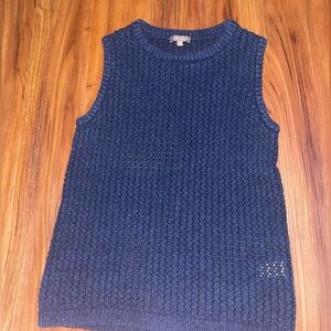 Navy sweater vest